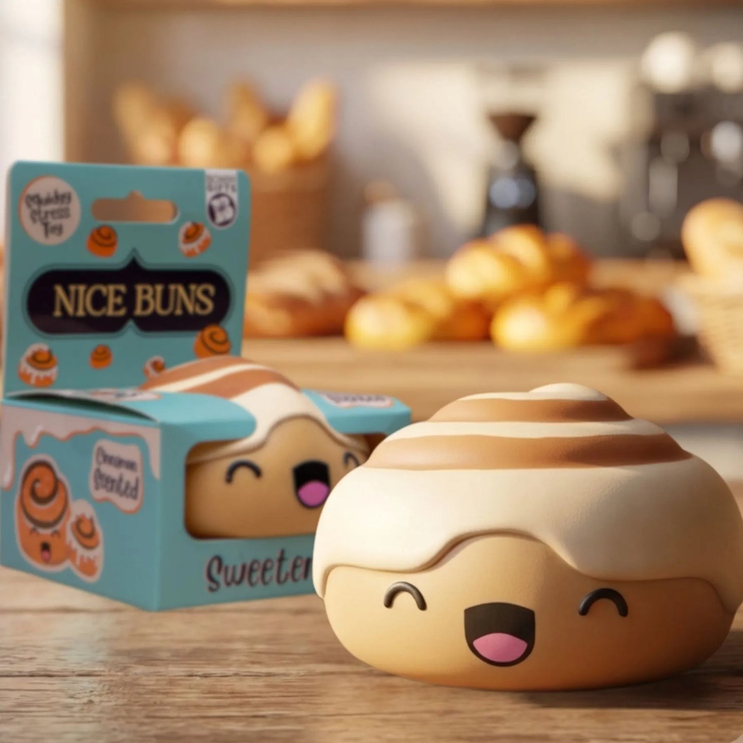 Nice Buns Squishy - Cinnamon Scented